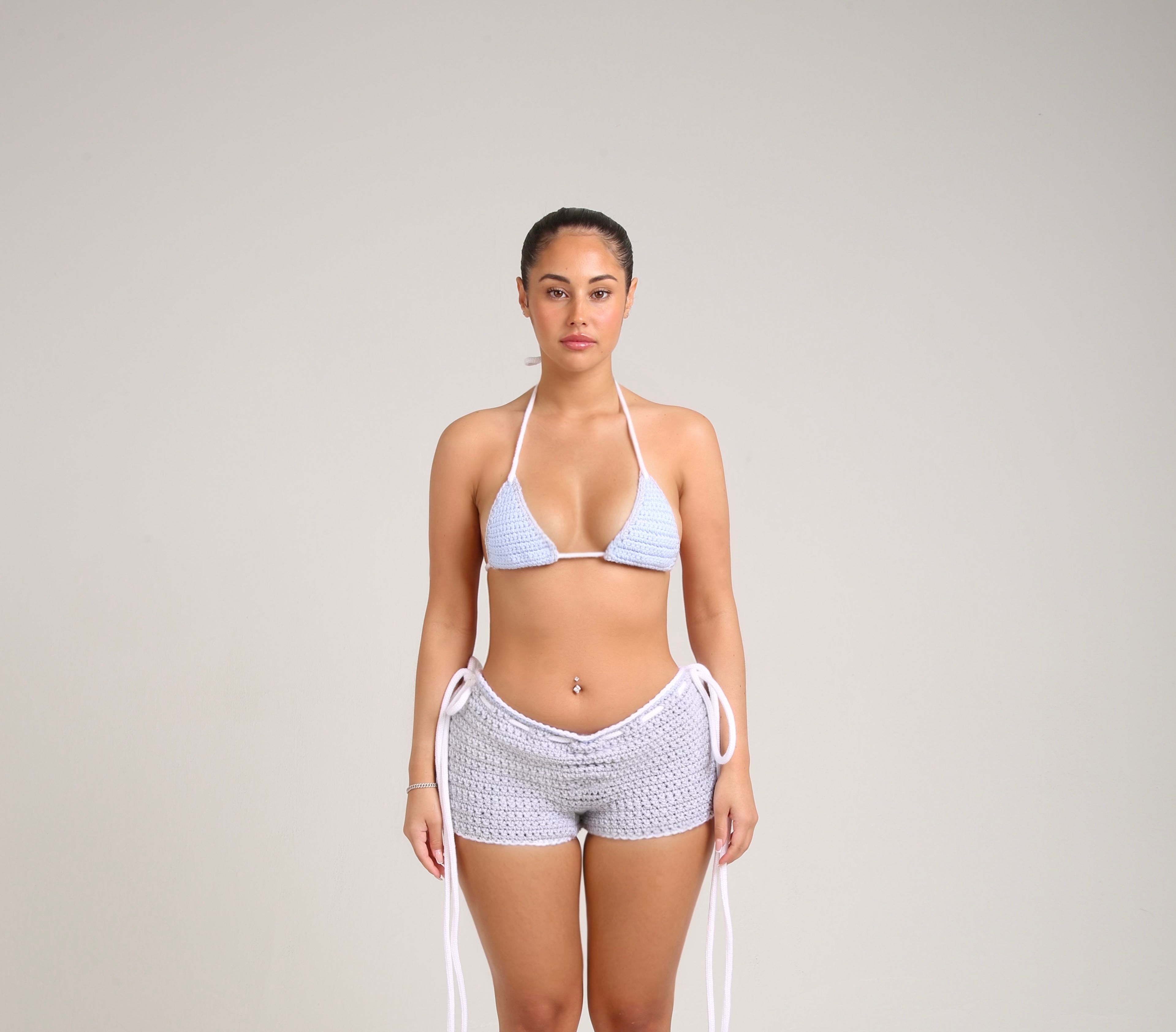 The Silver Cyan Bralet